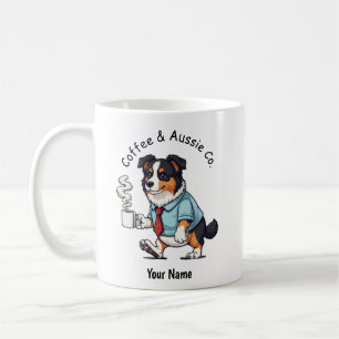Grappige Australian Shepherd Zakelijke Koffie Koffiemok