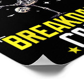 Grappige Australische Breakdance Coach Skeleton Ha Poster (Hoek)