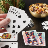 Grappige Australische Herdershond Kawaii Hond Pokerkaarten (Insitu)