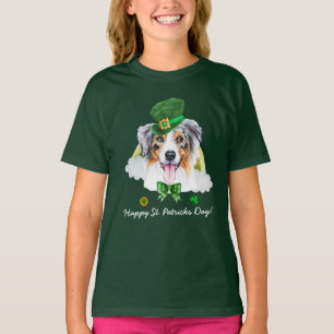 Grappige Australische Herdershond St. Patricks Dag T-shirt
