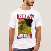 Grappige Australische parkiet kunst T-shirt (Voorkant)