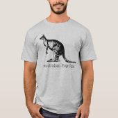 Grappige AUSTRALISCHE POGO RAT Kangaroo T-shirt (Voorkant)