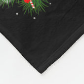 Grappige Australische veedrijvershond Kerstboom Fleece Deken (Hoek)