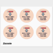 Grappige Autisme Catalaanse Eindbaas Sticker (Vel)
