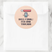 Grappige Autisme Catalaanse Eindbaas Sticker (Tas)