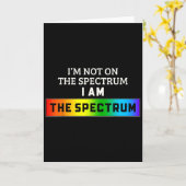 Grappige autisme meme Ik sta niet op het spectrum Kaart (Gele Bloem)