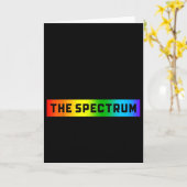 Grappige autisme meme Ik sta niet op het spectrum  Kaart (Gele Bloem)