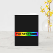 Grappige autisme meme Ik zit niet in het spectrum Kaart (Gele Bloem)
