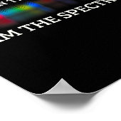 Grappige autisme meme Ik zit niet in het spectrum  Poster (Hoek)