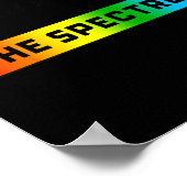 Grappige autisme meme Ik zit niet in het spectrum Poster (Hoek)