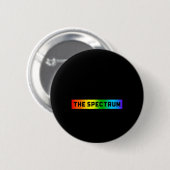 Grappige autisme meme Ik zit niet in het spectrum  Ronde Button 5,7 Cm (Voorkant /achterkant)