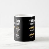 Grappige auto 6 dingen die ik doe in mijn vrije ti koffiemok (Center)