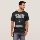 Grappige Auto Guy Gift - Stick Shift gebeurt handm T-shirt (Voorkant volledig)