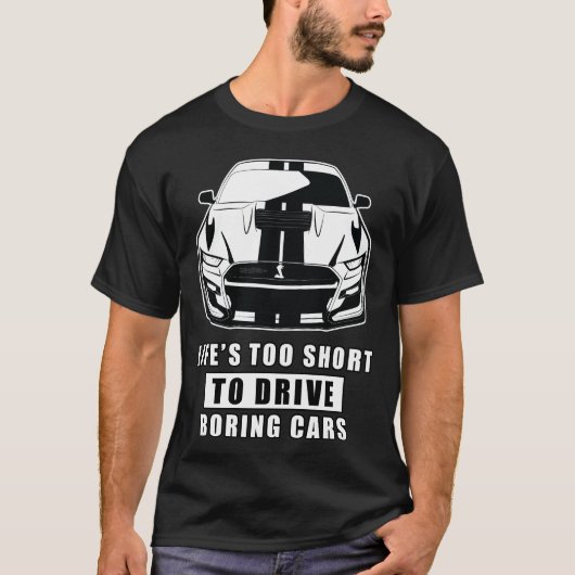 Grappige Auto Quote T-shirt (Voorkant)