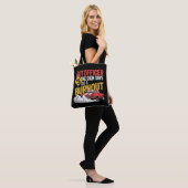 Grappige auto racing burnout drag racing spierauto tote bag (Op model)