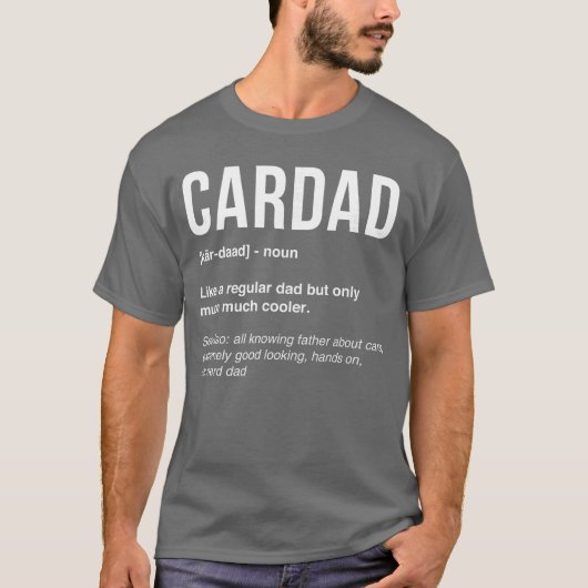 Grappige Auto Vader Autoliefhebber Vaderdag Autome T-shirt (Voorkant)