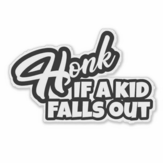 Grappige auto vinyl auto decal sticker (Voorkant)