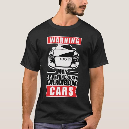 Grappige Autocitaat T-shirt (Voorkant)