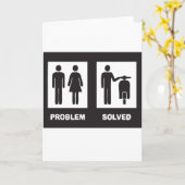 Grappige Autoped Kaart (Gele Bloem)