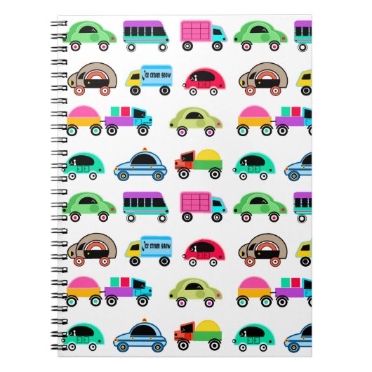 Grappige auto's notitieboek (Voorkant)