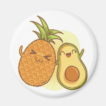 Grappige Avocado Ananas Beste Vrienden BFF Kawaii