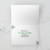 Grappige Avocado Christmas Humor Kaart (Binnen)