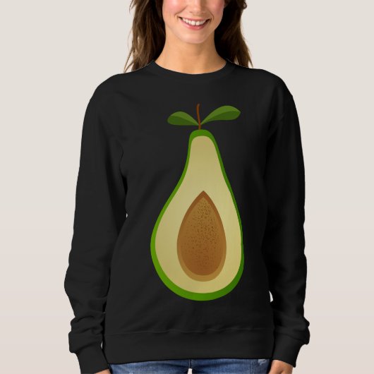 Grappige avocado fruit Halloween kostuum cadeau Trui (Voorkant)