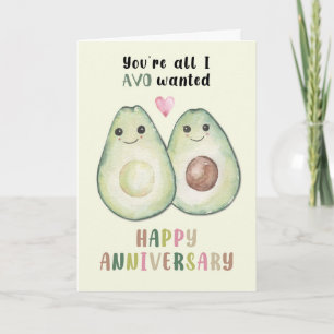 Grappige Avocado Jubileum Je Bent Alles Wat Ik Avo Kaart