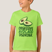 Grappige avocado liefhebber Kinder T-shirt (Voorkant)