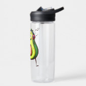 Grappige Avocado Muziek Koptelefoon Waterfles (Links)