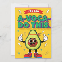 grappige avocado positieve kawaii fruitliefhebber
