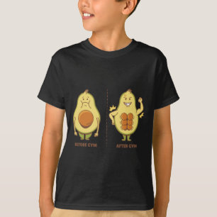Grappige Avocado, Schattig Fruit Meme T-shirt