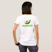 Grappige Avocado T-shirt (Achterkant volledig)