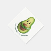 Grappige Avocado Tote – Ik ben niet extra, ik ben Servet (Hoek)