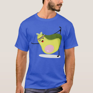 grappige avocado yoga's die Zen yoga's simuleren T-shirt