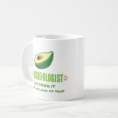 Grappige Avocadoliefhebber Koffiemok (Voorkant links)