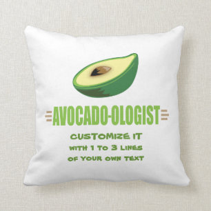 Grappige Avocadoliefhebber Kussen