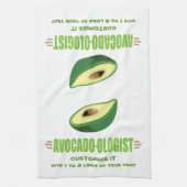 Grappige Avocadoliefhebber Theedoek (Verticaal)