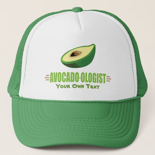 Grappige Avocadoliefhebber Trucker Pet (Voorkant)