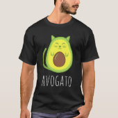 Grappige Avogato Cat Avocado T-shirt (Voorkant)