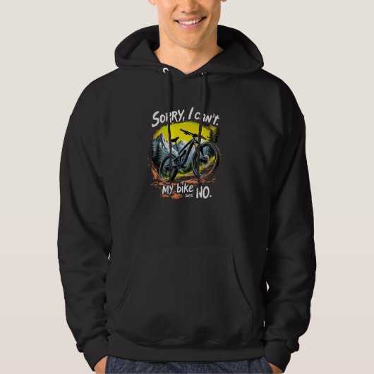 Grappige Avontuur Fietsen Lover Quotes Hoodie (Voorkant)