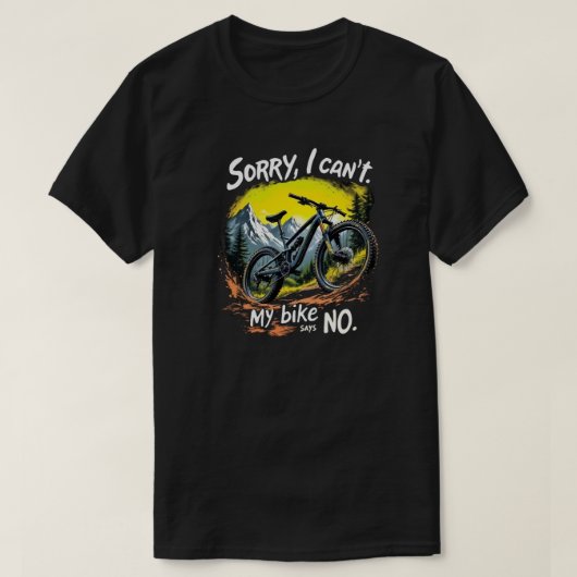 Grappige Avontuur Fietsen Lover Quotes T-shirt (Design voorkant)