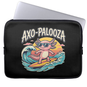 Grappige Axo-Palooza 90s Alternatieve Concert Paro Laptop Sleeve