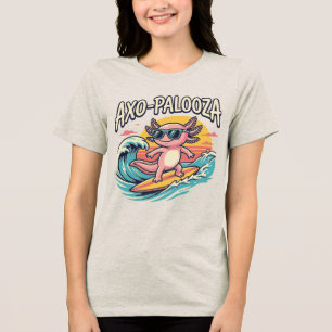 Grappige Axo-Palooza 90s Alternatieve Concert Paro Tri-Blend Shirt
