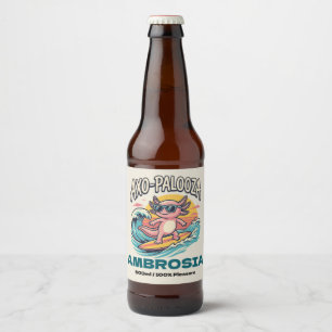 Grappige Axo-Palooza 90s alternatieve concertparod Bier Etiket