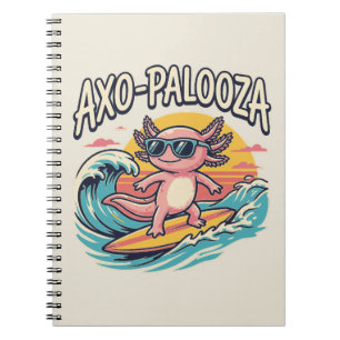 Grappige Axo-Palooza 90s alternatieve concertparod Notitieboek