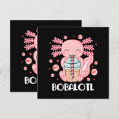 Grappige Axolotl Bubble Tea (Voorkant / Achterkant)
