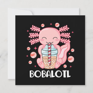 Grappige Axolotl Bubble Tea
