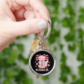 Grappige Axolotl Bubble Tea Sleutelhanger (Hand)