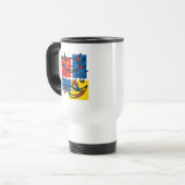 Grappige Axolotl Piet Mondrian Abstracte Kunst Pat Reisbeker (Voorkant links)